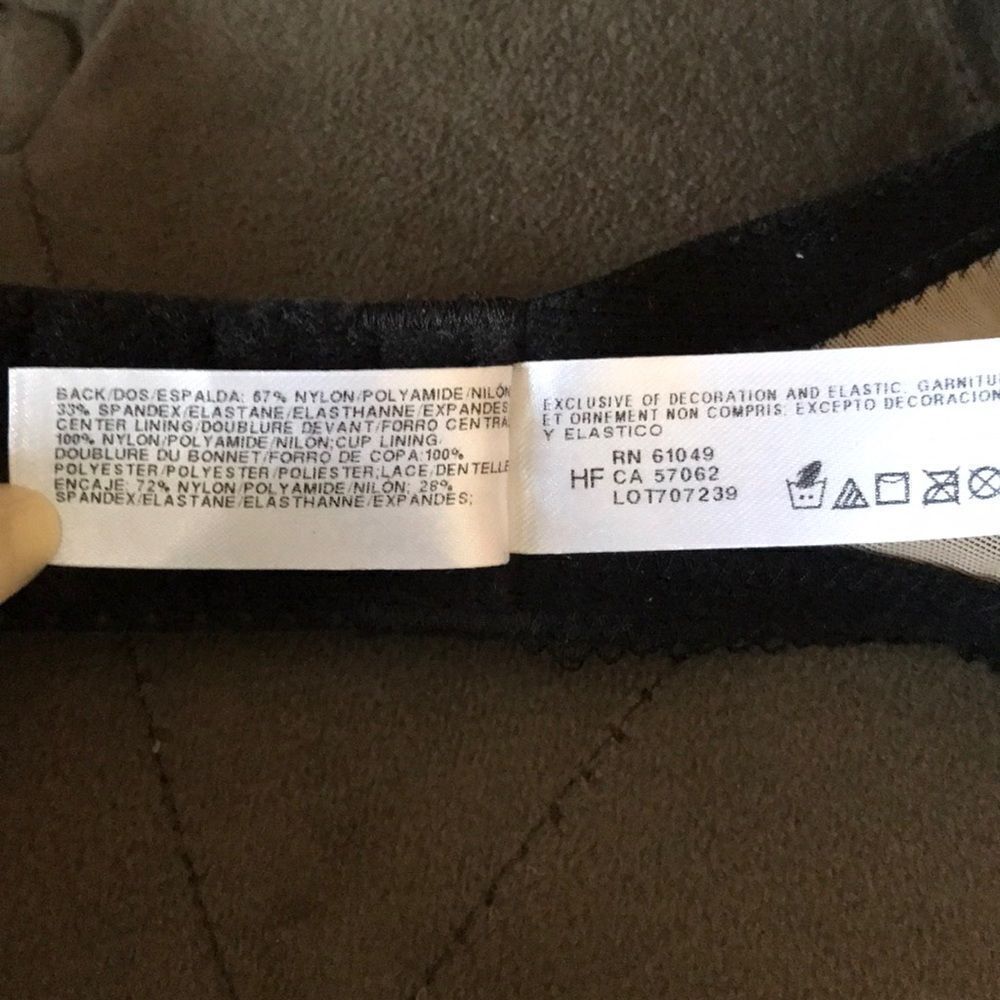 Wacoal Lace underwire lightly lined bra black - Picture 8 of 8